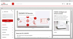 Desktop Screenshot of efgonlineplus.de