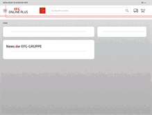 Tablet Screenshot of efgonlineplus.de